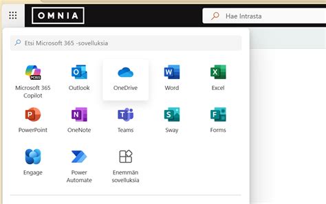omnia one drive.